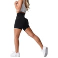 thumbnail image 1 of Nvgtn Spandex Sólido Pantalones cortos sin costuras Mujeres Medias de entrenamiento suaves Trajes de fitness Pantalones de yoga Ropa de gimnasio, 1 of 2