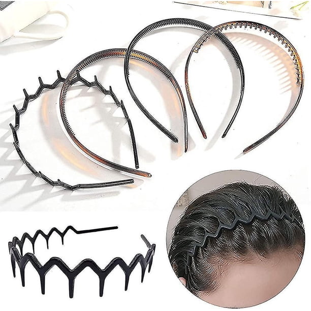 Numblartd - Diadema Clásica De Plástico Para Hombre Y Mujer, 10 Unidades, Peine De Dientes Para Mujer, Accesorio Para El Cabello