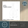 thumbnail image 6 of Monrovia 3 Light Bronze Teardrop Candle Pendant, 6 of 12