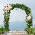 thumbnail image 6 of Wadada Artificial Flower Swag Wedding Arch Decor, Rose Wedding Arch Flowers, Rose Flower Swag Arrangements for Wedding Reception Backdrop Table Decorations Welcome Sign (2PCS), 6 of 6
