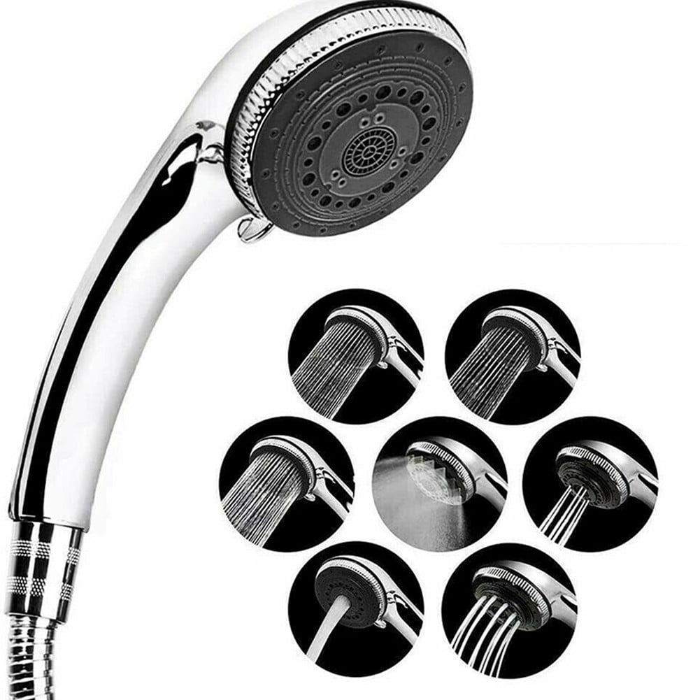 7 Function High Pressure Handheld Shower Head Multifunction Adjustable