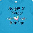thumbnail image 4 of Inktastic Nonna and Nonno Love Me Heart Grandchild Boys or Girls Baby T-Shirt, 4 of 5