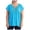 Blue1, variant on Plus Size Graphic Tees for Women Women's Plus Size Slub Crochet Bib Tunic Short Sleeve(Blue1,XXL)