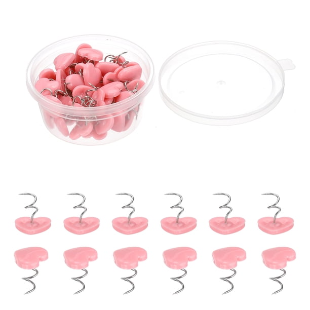 4 Set Pasadores de Torsión para Tapicería (Rosa Rojo, 0.63 x 0.55 Pulgadas)