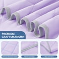 thumbnail image 5 of WISHEAD Cooling Blanket, Cooling Comforter for Hot Sleepers, Double-Sided Lightweight Summer Bedding, Soft Breathable All-Season Quilt, (Light Purple, 39.5" x 59"), 5 of 8