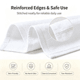 thumbnail image 5 of BESEW7 Soft Absorbent Quick Dry Towels, Reusable Cotton Wash Cloths for Kitchen Guest Room Bathroom Dorm Gym Hotel Travel White 4PC, 5 of 8