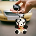 thumbnail image 5 of Lunxisen 4 Pcs Cute Key Chain Plush Bear Bag Charm Teddy Bear Keychain Gift For Handbag,Purse, Backpack, Car Keys, 5 of 9