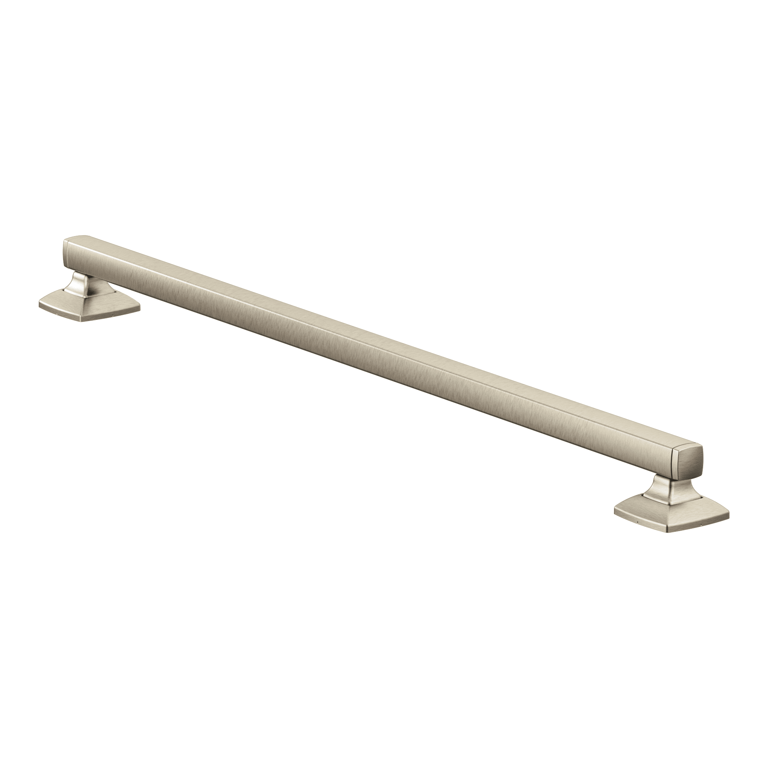Moen Banbury 18-Inch Glow-in-The-Dark Bathroom Grab Bar - Brushed Nickel, Supports 500 Lbs, ADA Compliant
