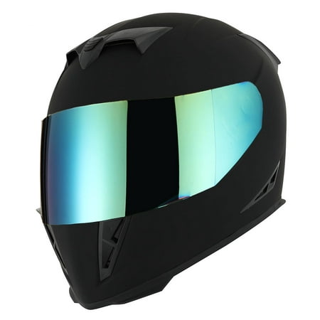 1Storm Motorcycle Full Face Helmet Street Bike Skull King HJK311 + One Extra Clear Shield; Matt (Best Site For Motorcycle Gear)
