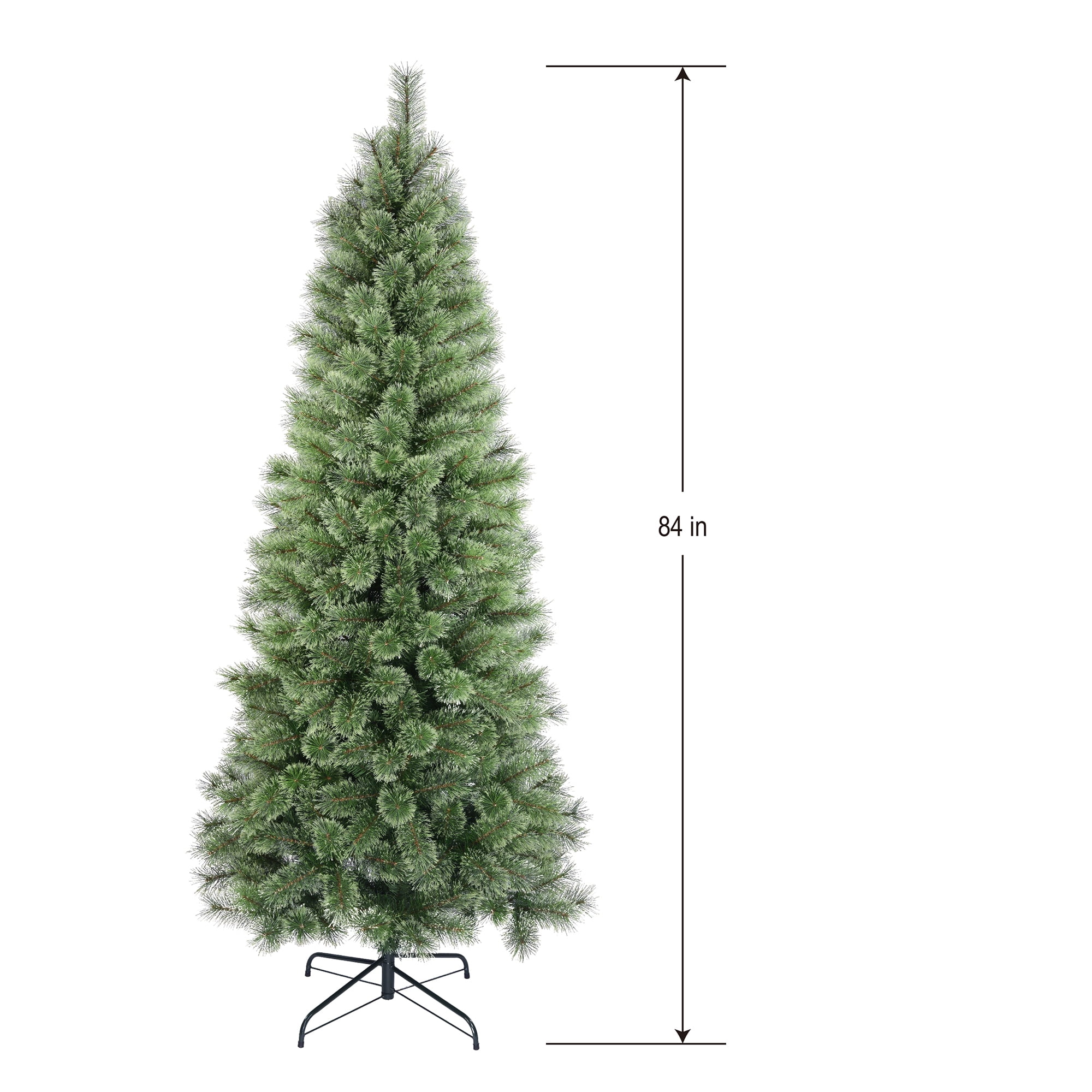 7' Brighton Cashmere Artificial Christmas Tree with Tree Stand, by