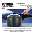 thumbnail image 2 of Hawkins O70 Futura Hard Anodized Pressure Cooker - 7 Litres, 2 of 5