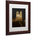 thumbnail image 2 of Trademark Fine Art "Notre-Dame de Paris" Canvas Art by Michael Blanchette Photography White Matte, Wood Frame, 2 of 4