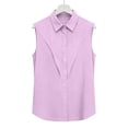 thumbnail image 6 of YFNNUP Plus Size Tank Top for Women Casual Button Down Tshirt 2026 Summer Beach Sleeveless Shirt Classic Fit T-Shirt, 6 of 8