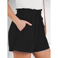 thumbnail image 6 of Women Summer Casual Wide Leg Loose High Waist Drawstring Dressy Shorts 2026 Beach Vacation Clothes, 6 of 10
