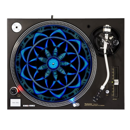 KuzmarK™ 12" DJ Turntable Slipmat - Fade To Blue