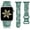 Christmas Green/Starlight, variant on Wearlizer Christmas Snowflake Engraved Silicone Band Compatible with Apple Watch Band for Women 40mm 38mm 41mm 42mm 44mm 45mm 49mm, Soft Two-Tone Sport Strap for iWatch Series 9 8 7 6 5 4 3 SE Ultra