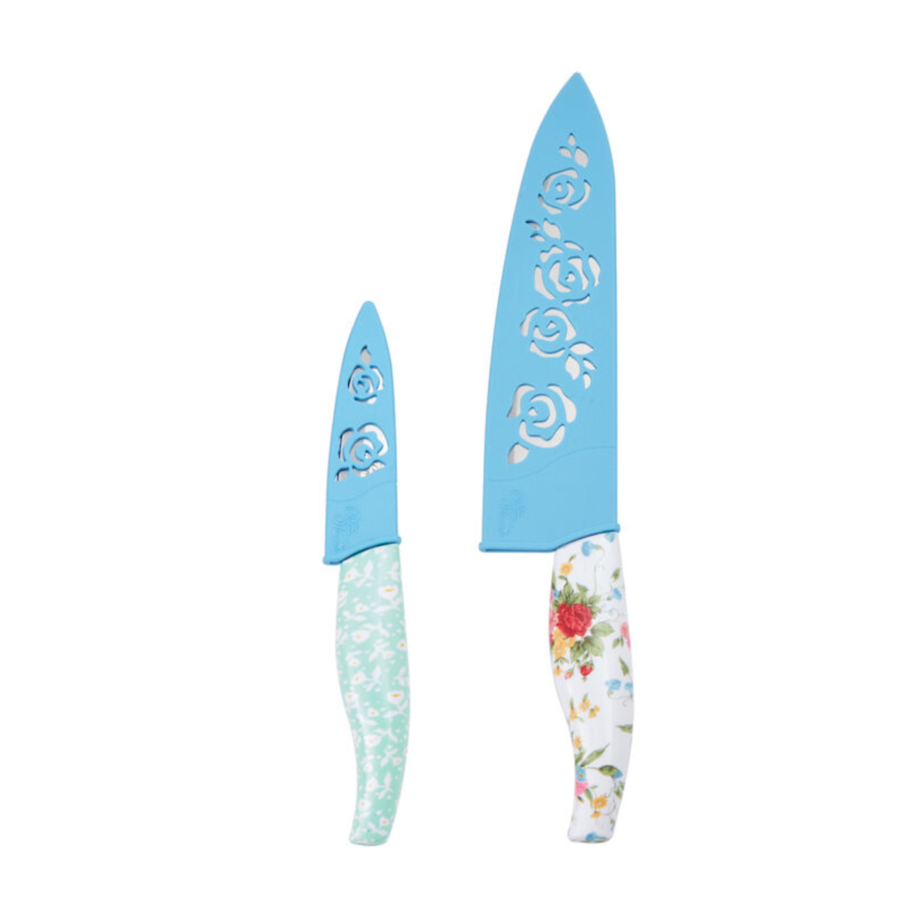 The Pioneer Woman 2-Piece Chef Knife and Parer Set, Sweet Rose