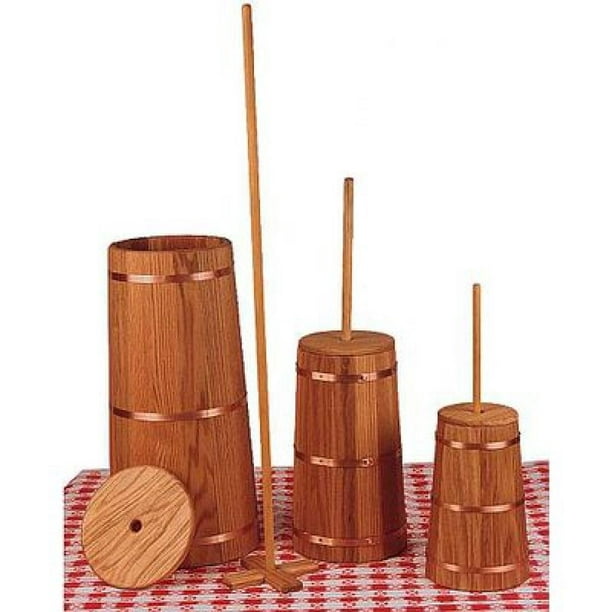 Tapered Oak DasherStyle Butter Churn Large