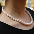 thumbnail image 5 of Linyer Simulation Pearl Necklace Charming Fashion Decor Accessory  Jewelry Accessories Clothes Pendant Fashion Necklaces Birthday Gift Type 2, 5 of 6