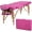 Pink, variant on QRKD Massage Bed Portable Massage Table 24 inche Wide Lash Bed 2 Folding Heigh Adjustable Spa Table with Non-Woven Bag for Spa Footmassage Facial CareSpa Tattoo