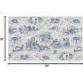 thumbnail image 3 of Star Wars Washable 3X5 Area Rug, Empire Strikes Back Toile Blue, Premium Rugs, 3 of 7