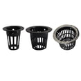 thumbnail image 2 of maskred 10PCS Plastic Hydroponic Planting Mesh Net Aeroponic Flower Pot Basket Grow Cup black 3.4cm 1Set, 2 of 6
