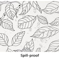 thumbnail image 4 of Oval Tablecloth Leaf Tablecloth, Print Leaf Tablecloth, Fabric Indoor/Outdoor Waterproof Wrinkle Free Durable Floral Tablecloth for Oval Tables 54 X 72 in, 4 of 5