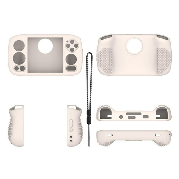 Wartleves Funda protectora de silicona blanda para consola de juegos portátil ANBERNIC RG Cube