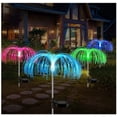 thumbnail image 3 of Lámpara solar de medusas, decoración navideña para jardín, lámpara solar de fuegos artificiales de colores, 3 of 5