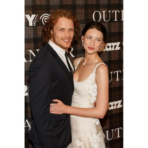 Sam Heughan Caitriona Balfe At Arrivals For Outlander Series Premiere 92Nd Street Y New York Ny July 28 2014. Photo