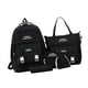 thumbnail image 4 of Conjunto de mochilas escolares Salvador Mochila para niñas 5 piezas negro, 4 of 10