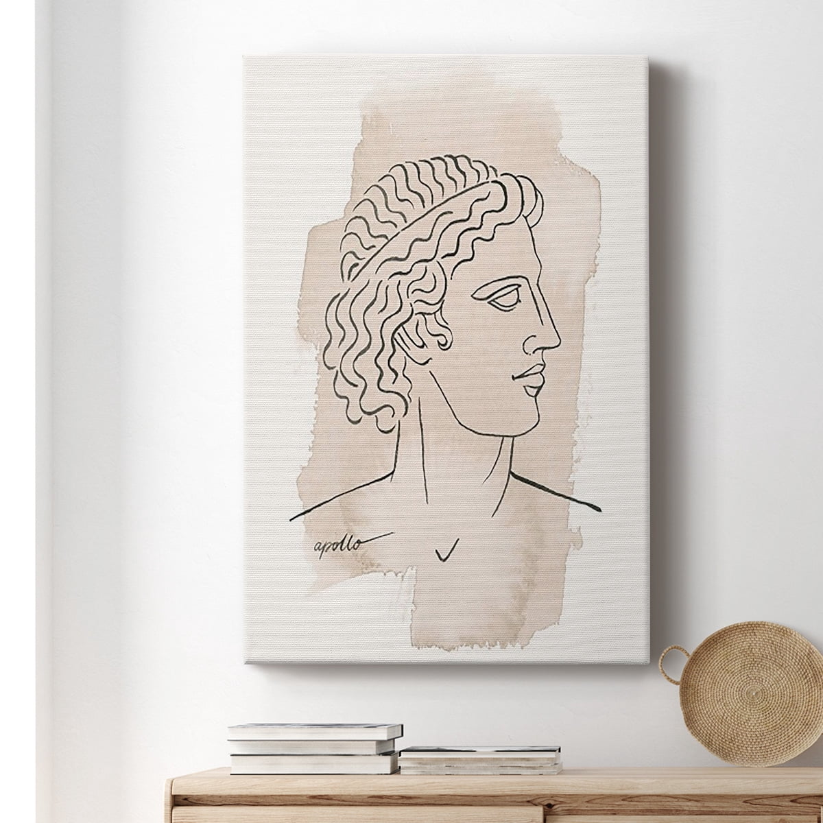 Greek Busts IV Premium Gallery Wrapped Canvas - Ready to Hang