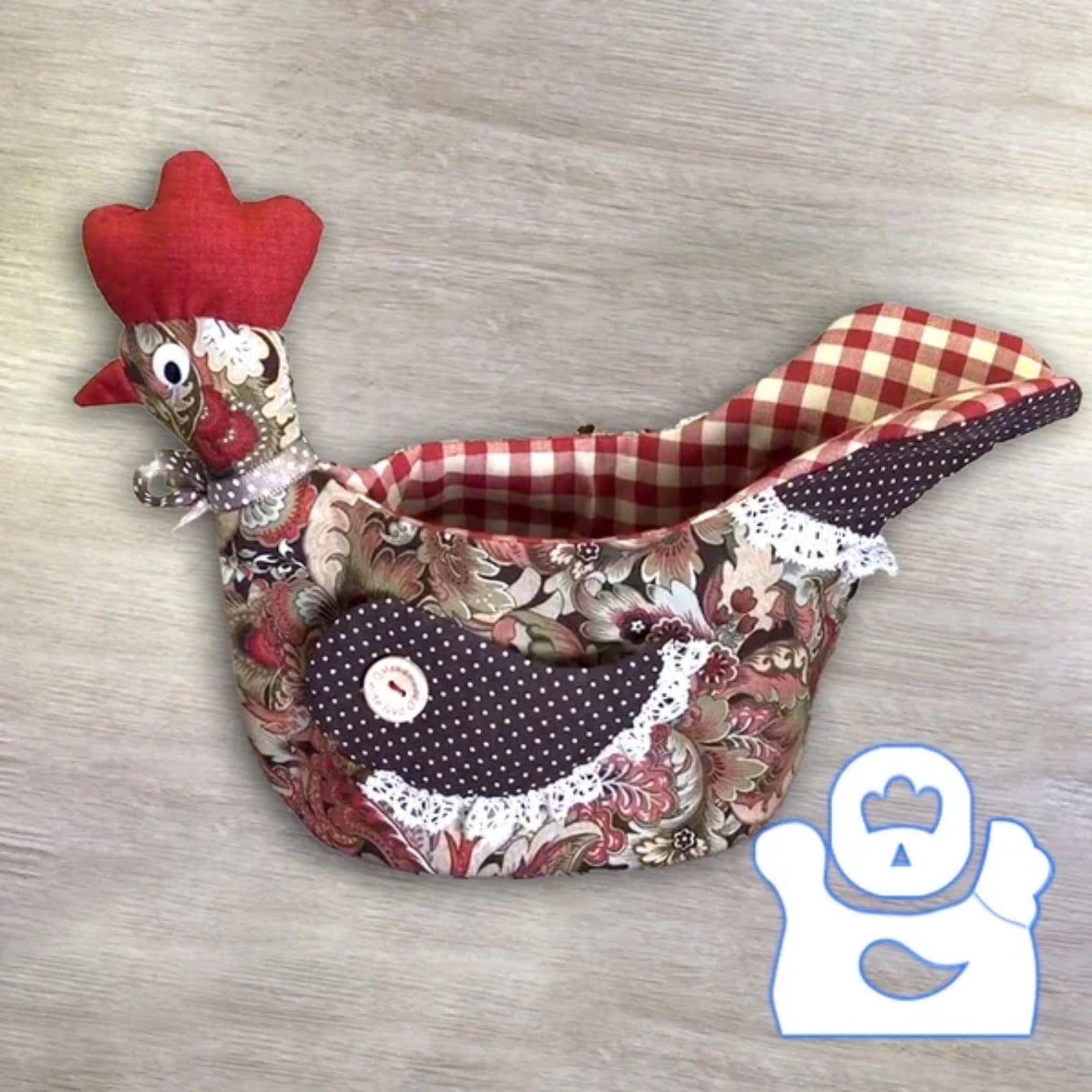 Moocorvic Modèle de Panier de Poulet de Pâques, Modèle de Panier
