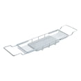 thumbnail image 1 of veasfak Bathtub Tray Bath Shelf Storage Rack Convenient Expandable Bath Shelf with B, 1 of 9