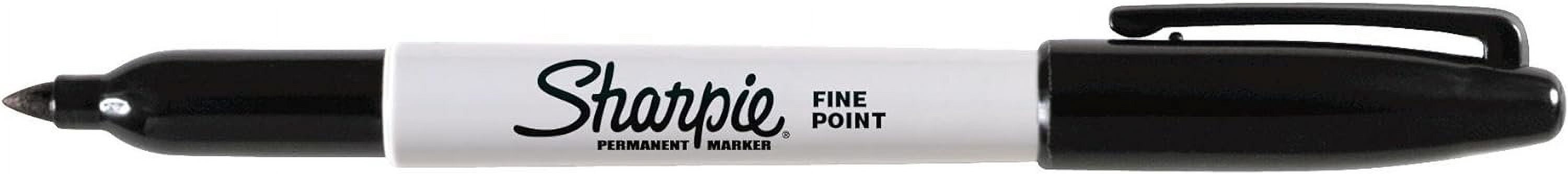 Sharpie Permanent Marker Fine Point - Black Ink - 36 Count