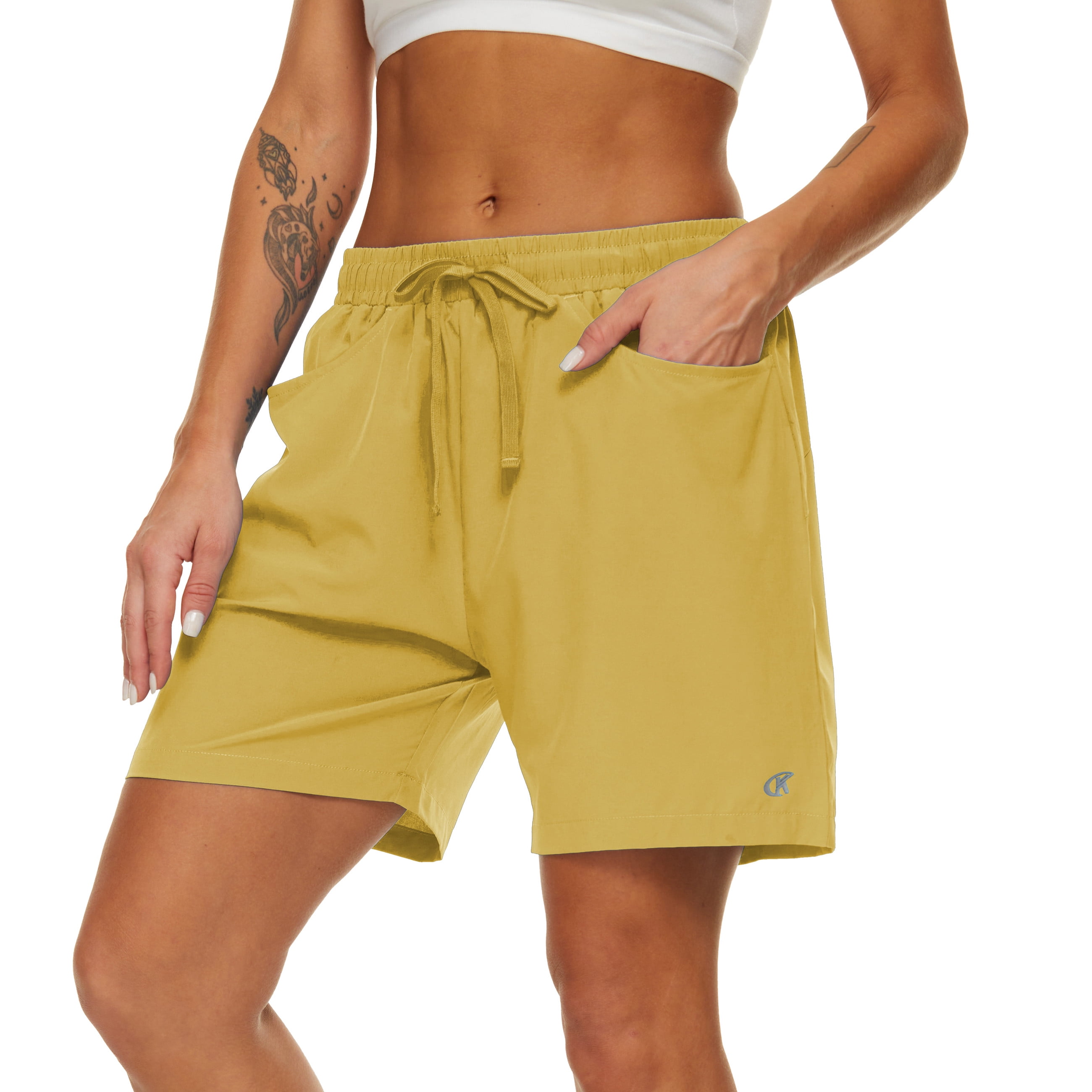 YuKaiChen Women's Workout Running Shorts for Yoga Athletic Gym Training