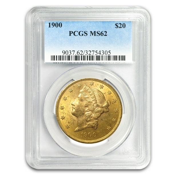 1900 Liberty Gold Double Eagle Ms 62 Pcgs Walmart Com