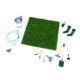 thumbnail image 1 of Juego de herramientas de jardinería para casa de muñecas en miniatura con tubería de agua, botas de lluvia y cubos fabricados en aleación de PP y made, 1 of 9