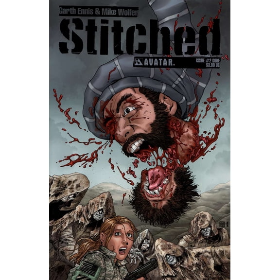 Stitched #2B VF ; Avatar Comic Book