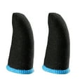 thumbnail image 2 of 2 Pcsxglovesxelasticxscreenxknittedxcontrollerxnoir Bleu, 2 of 9
