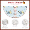 thumbnail image 3 of Sikiie Cartoon Turtle Nativity Christmas Tree Skirt, Jesus Christian Winter Holiday Tree Mat Decoration(30-48IN)30", 3 of 6