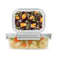 thumbnail image 1 of Bentgo Glass Leak-Proof Glass Food Storage Set - 2-Pack (2.7-Cup and 4.4-Cup Containers) - Pebble Beach, 1 of 6