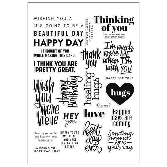 Exquisite Alphabets Clear Silicone Stamp Gifts for Kids Adults Teens Boys Girls