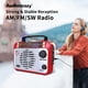 thumbnail image 3 of Radio de transistores Audiocrazy AM/FM/SW1-2 de onda corta, 3 of 7