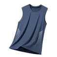 thumbnail image 2 of Kilaqueen Mens Tank Tops Summer Crew Neck Sleeveless Workout Basic Swim Shirts Athletic Muscle Tee Gym Fitness Sports Tops, 2 of 5