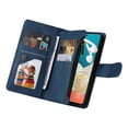 thumbnail image 5 of Dteck Crossbody Wallet Case for Samsung Galaxy A53 5G,Magnetic Leather Card Holder Zipper Wallet Kickstand Heavy Duty Lanyard Strap/Shoulder Strap Cover,Blue, 5 of 8