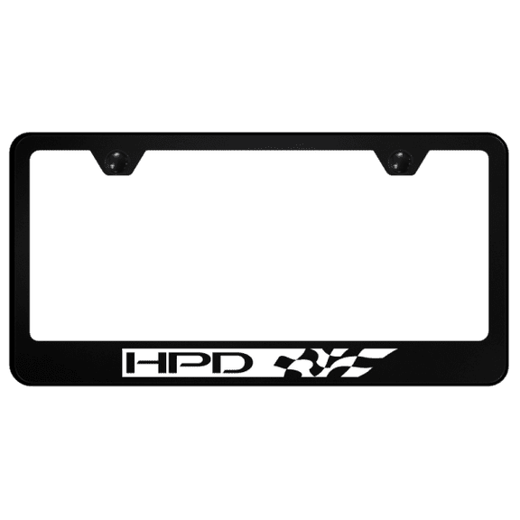 Honda HPD Polycarbonate License Plate Frame UV Print on Black Official Licensed