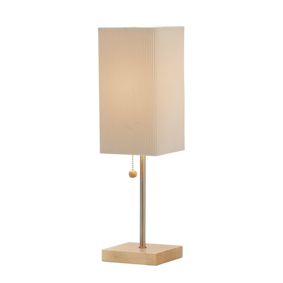 Adesso Angelina Table Lamp, Natural Oak Wood