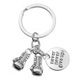 thumbnail image 1 of EeaseCA 1pc Boxing Glove Keychain Zinc Alloy Inspirational Keychain Boxing Gifts Backpack Unique Keychain, 1 of 8