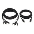 thumbnail image 2 of Tripp Lite 10ft 4K Dual DisplayPort KVM Cable Kit P783010DP, 2 of 6
